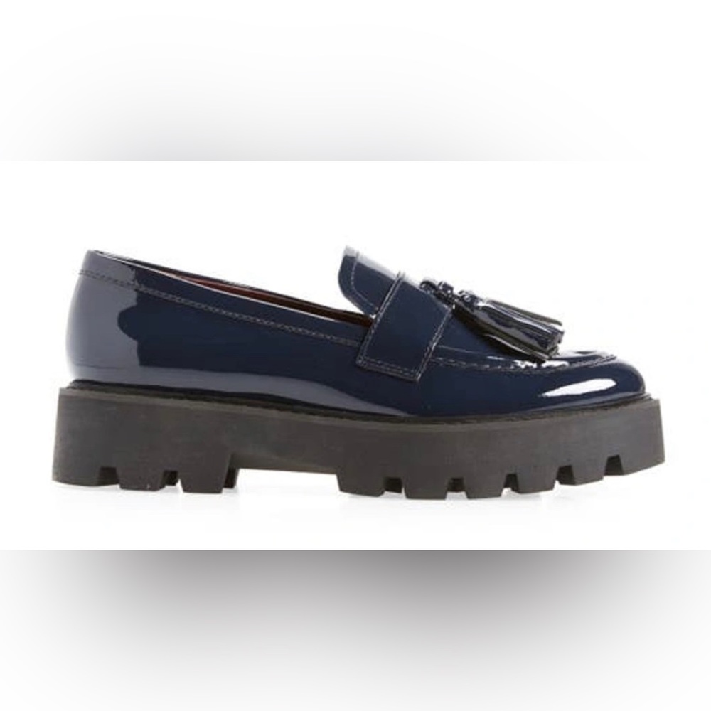 Franco Sarto Balinna Chunky Navy Loafer